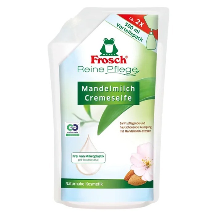 Frosch-Vedelseep-mandel-taeide-500ml Frosch-Vedelseep-mandel-taeide-500ml