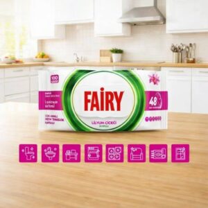 FAIRY universaalsed puhastuslapid liilialõhnaga, 100 tk.